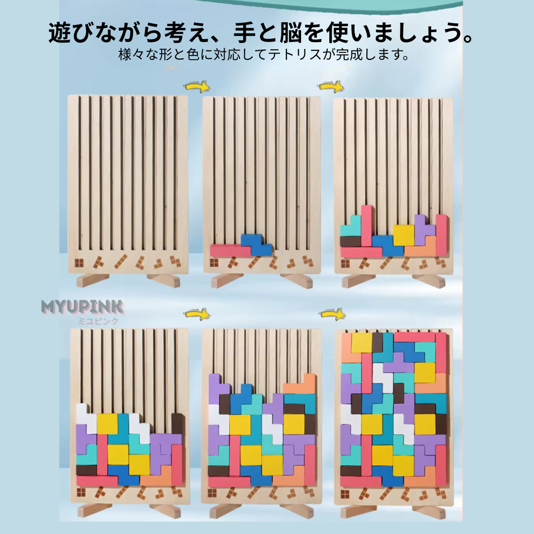 MyuPink Puzzle 考える力ブロック